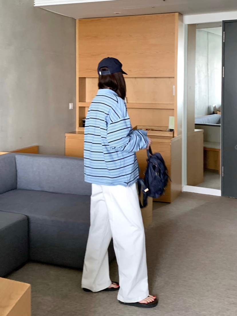 COURGETTE韓國直郵㊣女裝新品熱賣時尚25春夏人氣職業休閑褲COURGETTE休閑褲