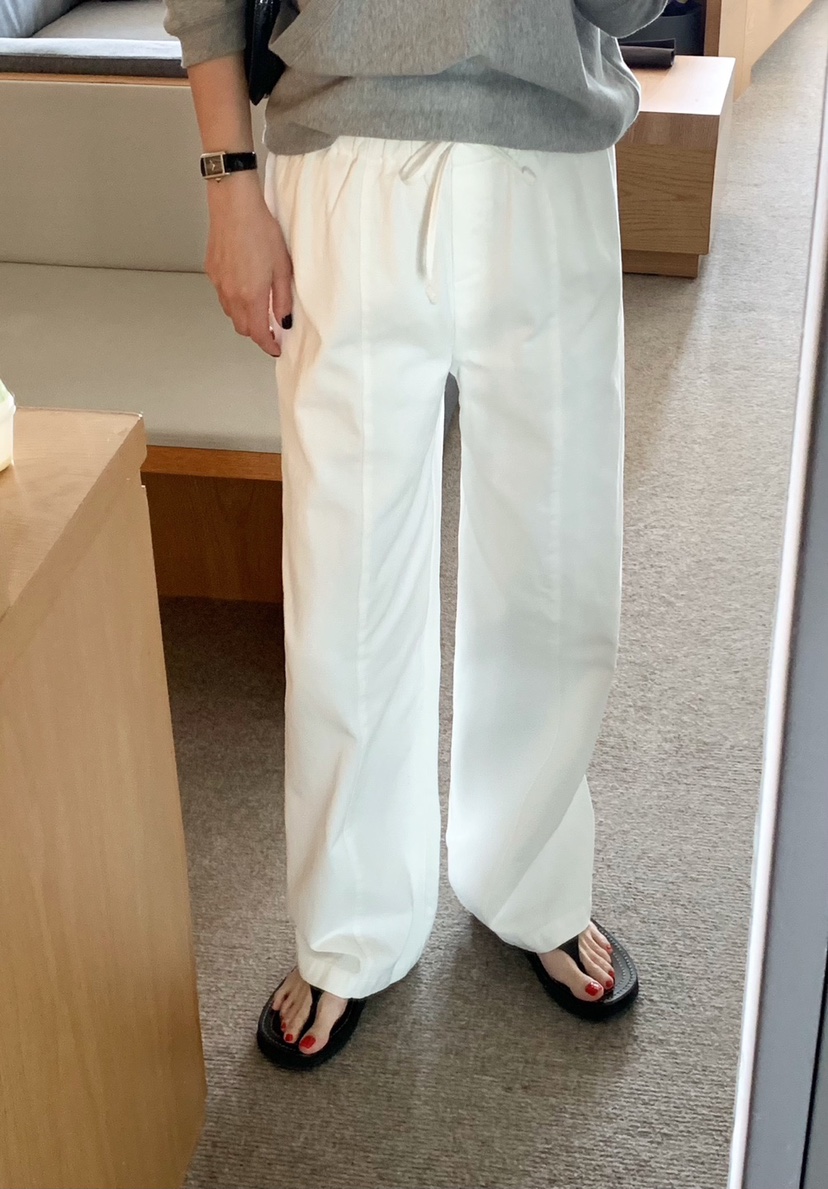 COURGETTE韓國直郵㊣女裝新品熱賣時尚25春夏人氣職業休閑褲COURGETTE休閑褲