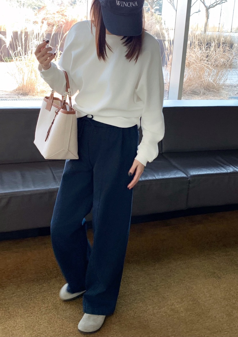 COURGETTE韓國直郵㊣女裝新品熱賣時尚25春夏人氣職業休閑褲COURGETTE休閑褲