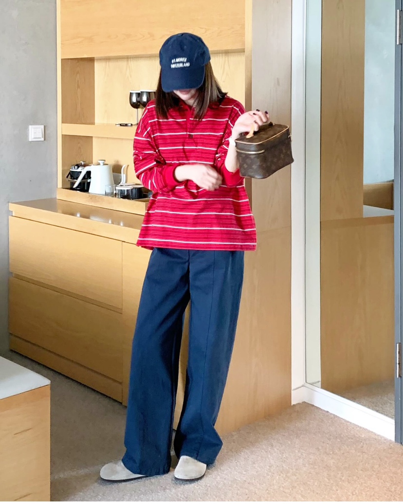 COURGETTE韓國直郵㊣女裝新品熱賣時尚25春夏人氣職業休閑褲COURGETTE休閑褲