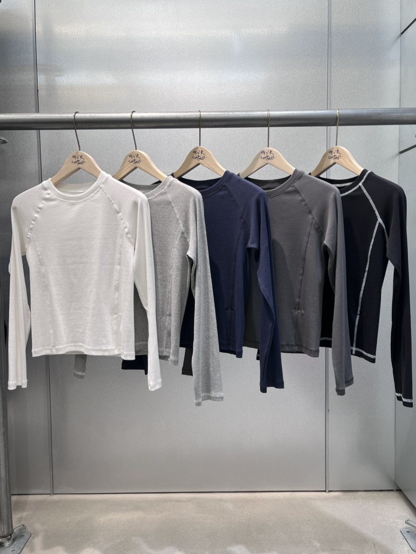 VARY COON直郵韓國代購㊣女裝新品25春夏人氣熱賣職業長袖T恤GVR-VARY COON長袖T恤