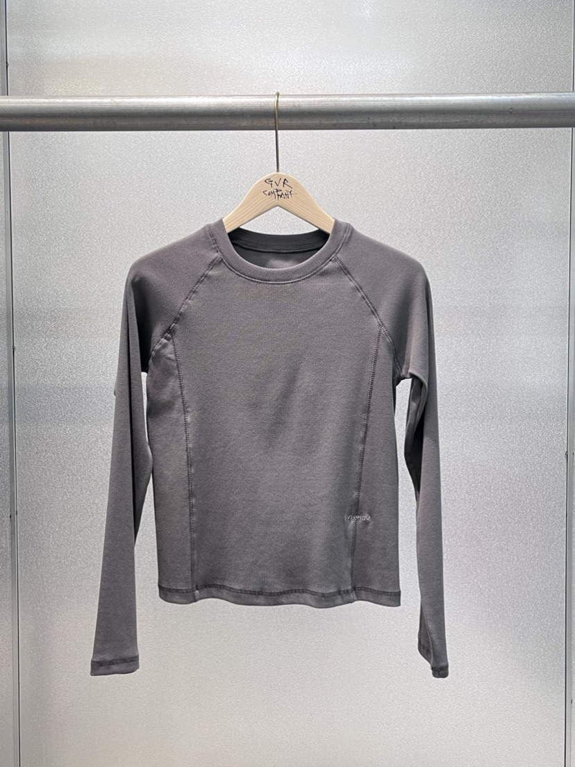 VARY COON直郵韓國代購㊣女裝新品25春夏人氣熱賣職業長袖T恤GVR-VARY COON長袖T恤圖色4