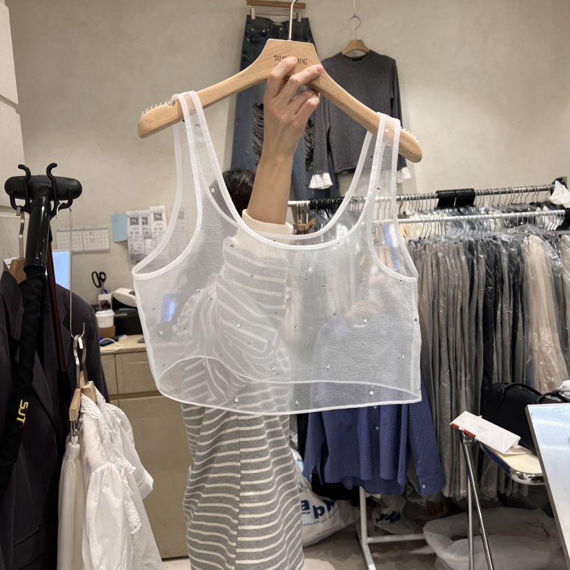 SALONDEMAG韓國直郵㊣女裝新品熱賣時尚人氣休閑推薦吊帶背心SALONDEMAG吊帶/背心圖色1