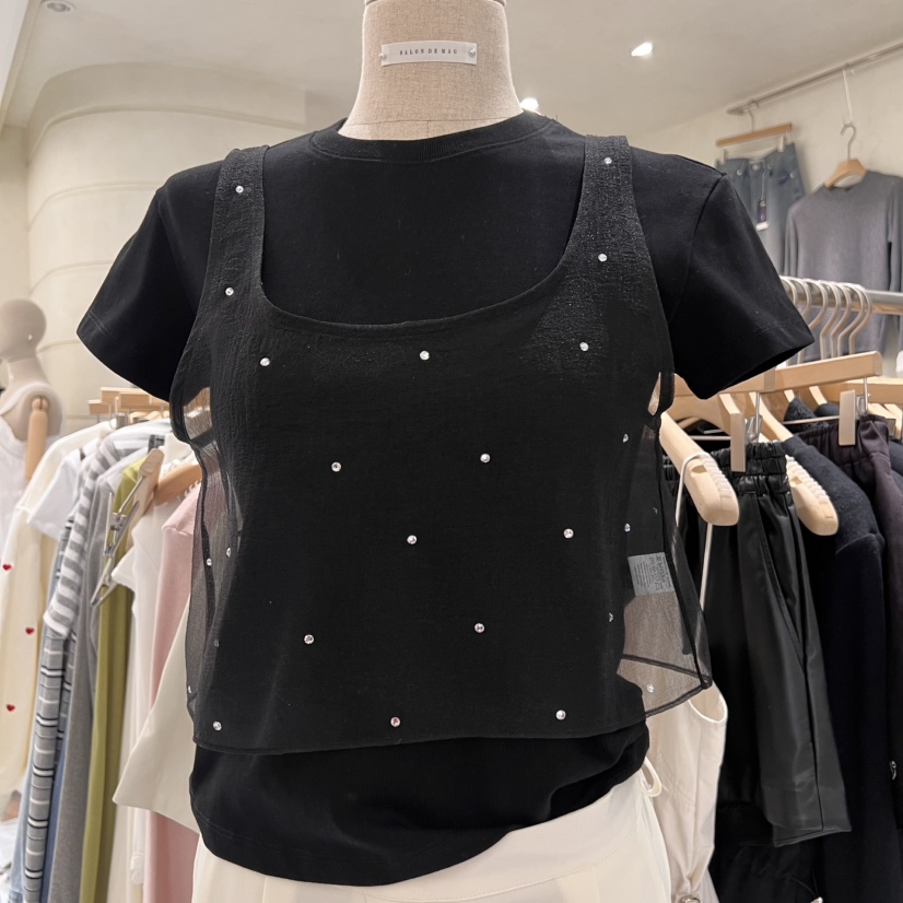 SALONDEMAG韓國直郵㊣女裝新品熱賣時尚人氣休閑推薦吊帶背心SALONDEMAG吊帶/背心圖色3