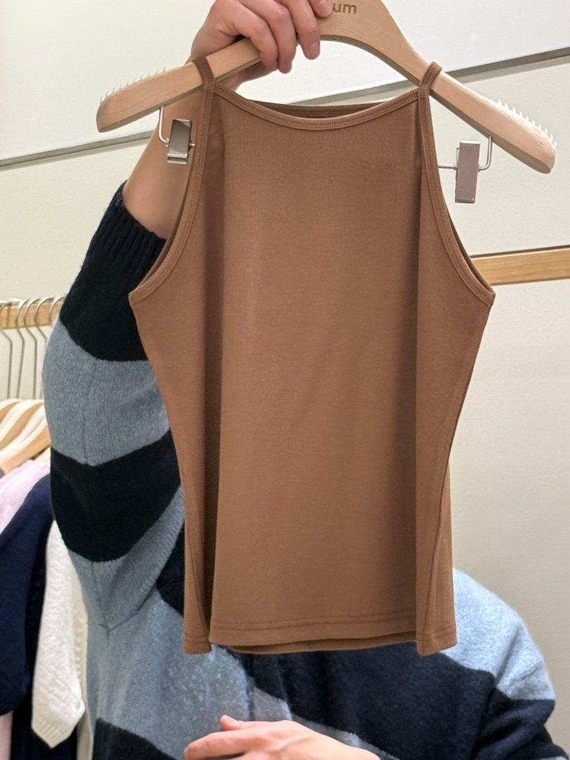 EUM直郵韓國代購㊣女裝新款時尚休閑25春夏推薦職業吊帶背心EUM吊帶/背心圖色3