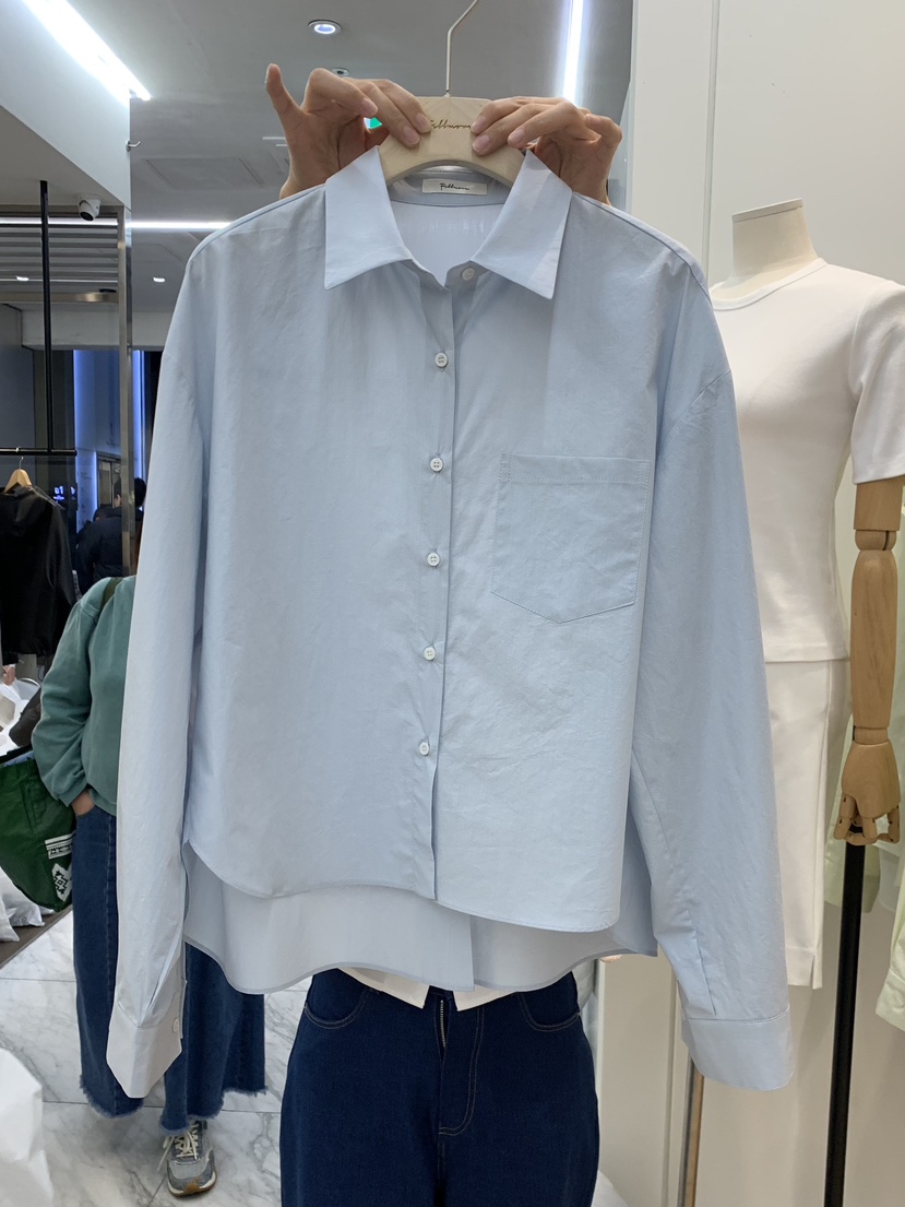 FILLMOR直郵韓國代購㊣女裝新品25春夏熱賣推薦職業襯衫蕾絲衫FILLMOR襯衫/蕾絲衫圖色4