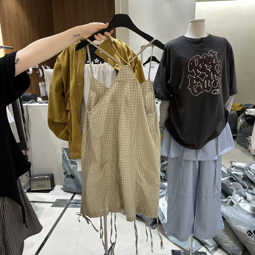 LUMEN-P直郵韓國代購㊣女裝新品推薦時尚休閑25春夏連衣裙LUMEN-P連衣裙