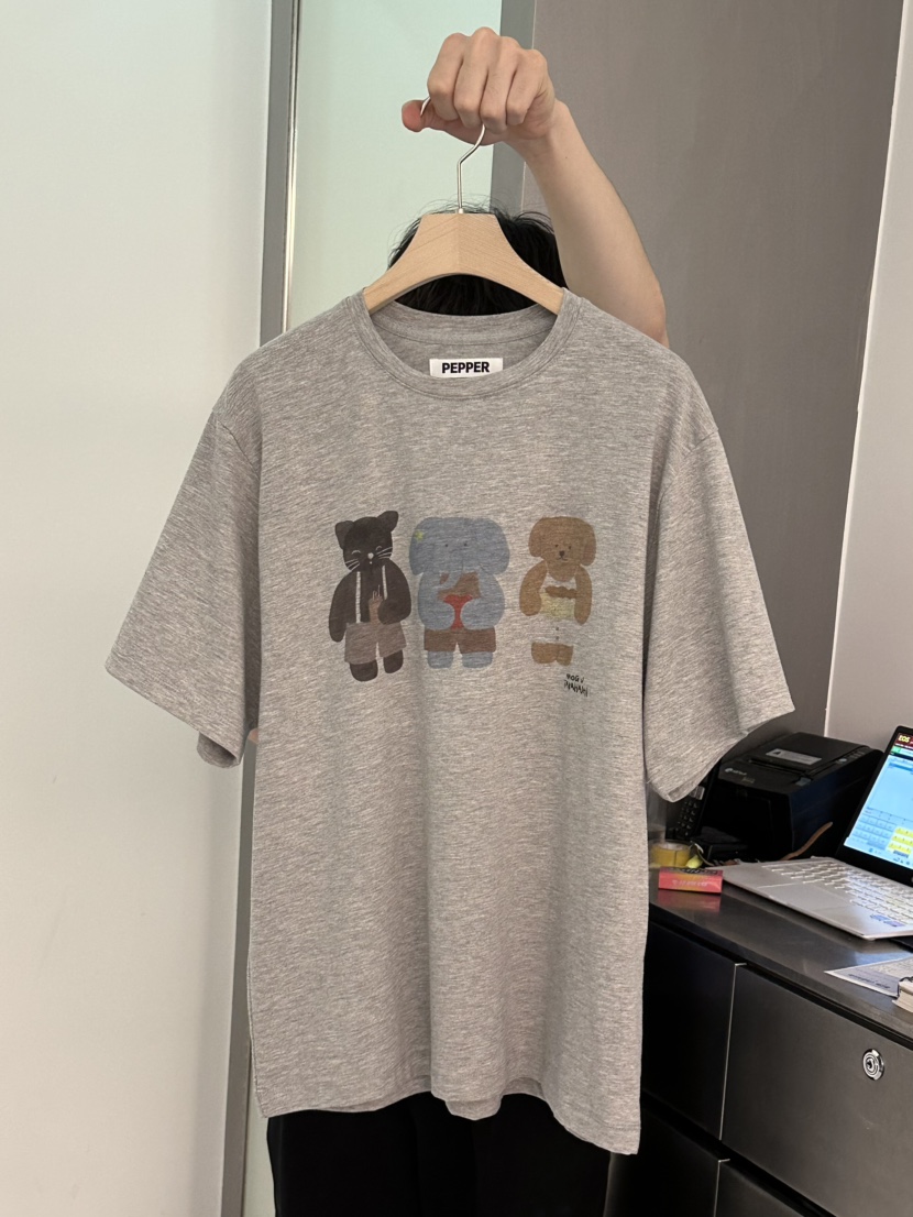 PEPPER-L韓國直郵㊣東大門實拍女裝新品人氣25春夏時尚T恤PEPPERT恤圖色2