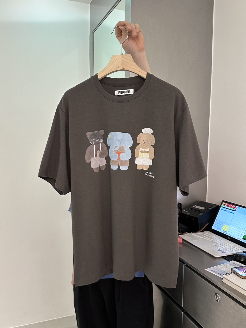 PEPPER-L韓國直郵㊣東大門實拍女裝新品人氣25春夏時尚T恤PEPPERT恤圖色3