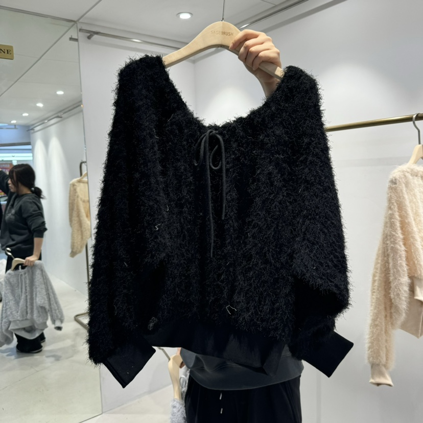 SAGE BRUSH韓國直郵㊣女裝新品熱賣推薦人氣休閑25春夏針織衫SAGE BRUSH針織衫圖色3
