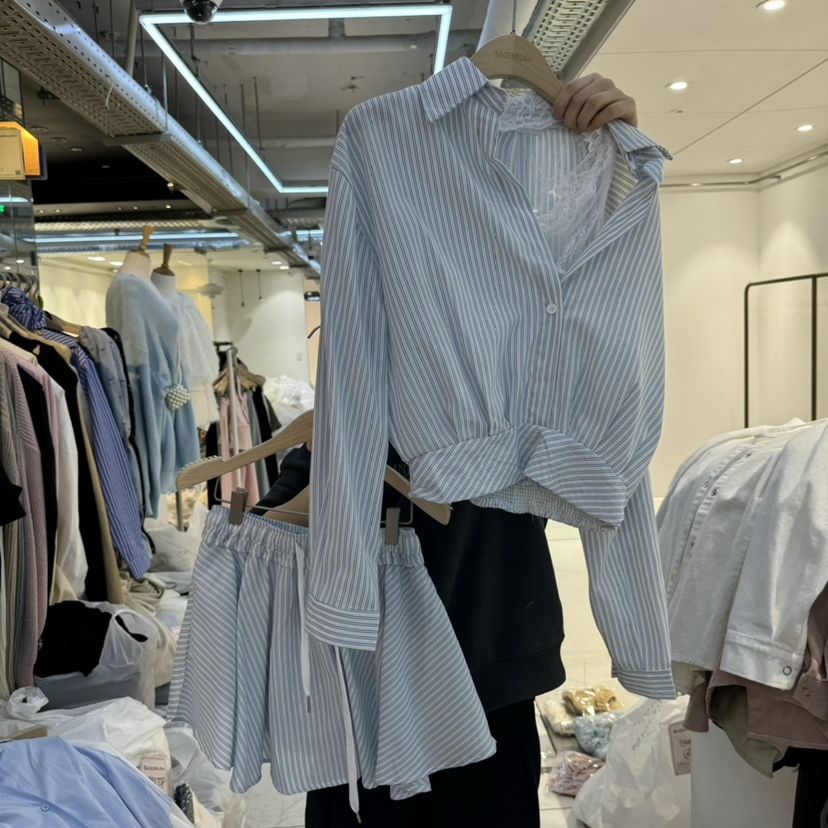 SAGE BRUSH韓國直郵㊣女裝新品25春夏推薦時尚休閑套裝套裝SAGE BRUSH套裝圖色2