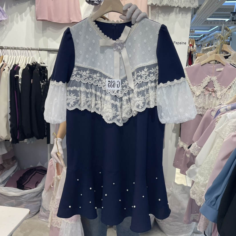 PAPA韓國直郵㊣女裝新品熱賣職業推薦休閑人氣時尚25春夏連衣裙PAPA連衣裙圖色2