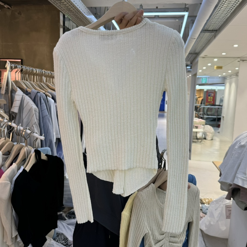 SAGE BRUSH直郵韓國代購㊣女裝新品熱賣休閑25春夏推薦針織衫SAGE BRUSH針織衫