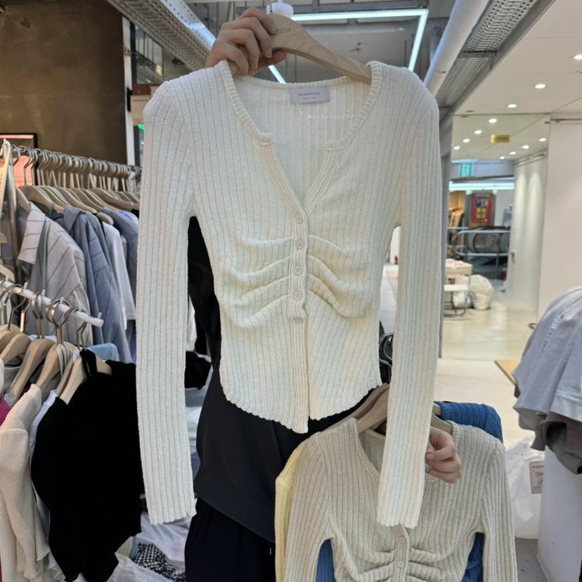 SAGE BRUSH直郵韓國代購㊣女裝新品熱賣休閑25春夏推薦針織衫SAGE BRUSH針織衫