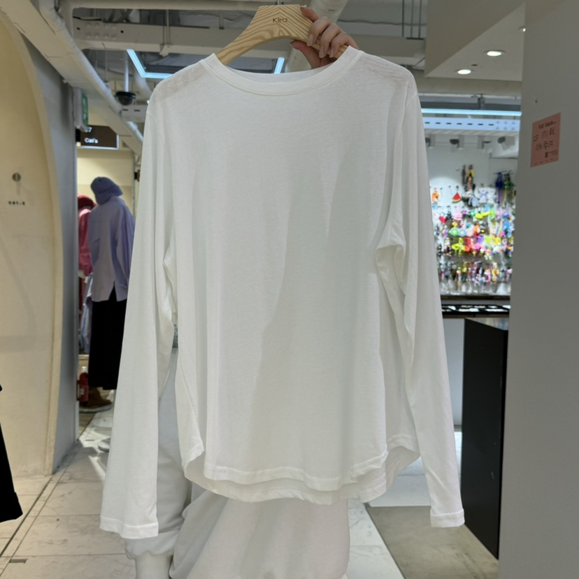 KIRA-Q韓國直郵㊣東大門實拍女裝新品職業熱賣時尚長袖T恤KIRA-Q長袖T恤