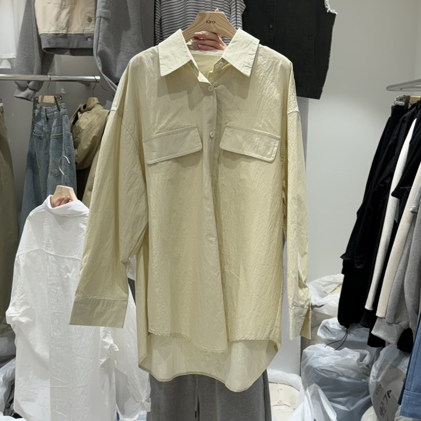 KIRA-Q韓國㊣直郵東大門代購女裝新品職業人氣時尚襯衫蕾絲衫KIRA-Q襯衫/蕾絲衫圖色2
