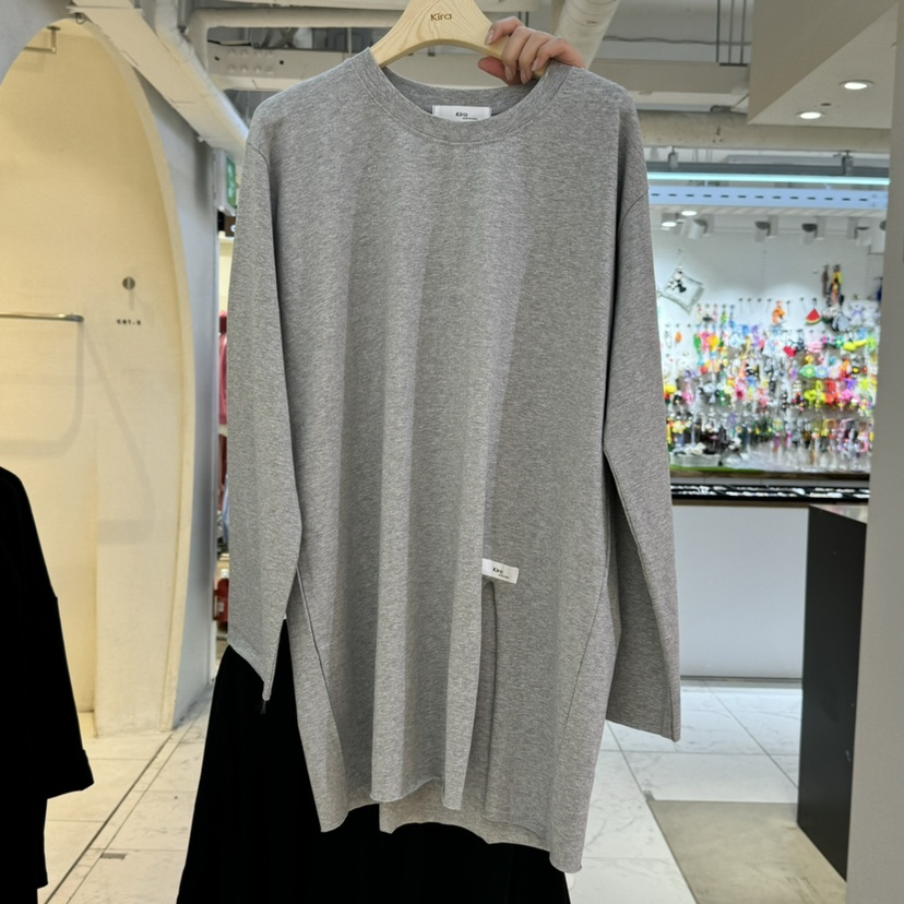 KIRA-Q直郵韓國代購㊣女裝新品人氣25春夏職業熱賣長袖T恤KIRA-Q長袖T恤圖色2