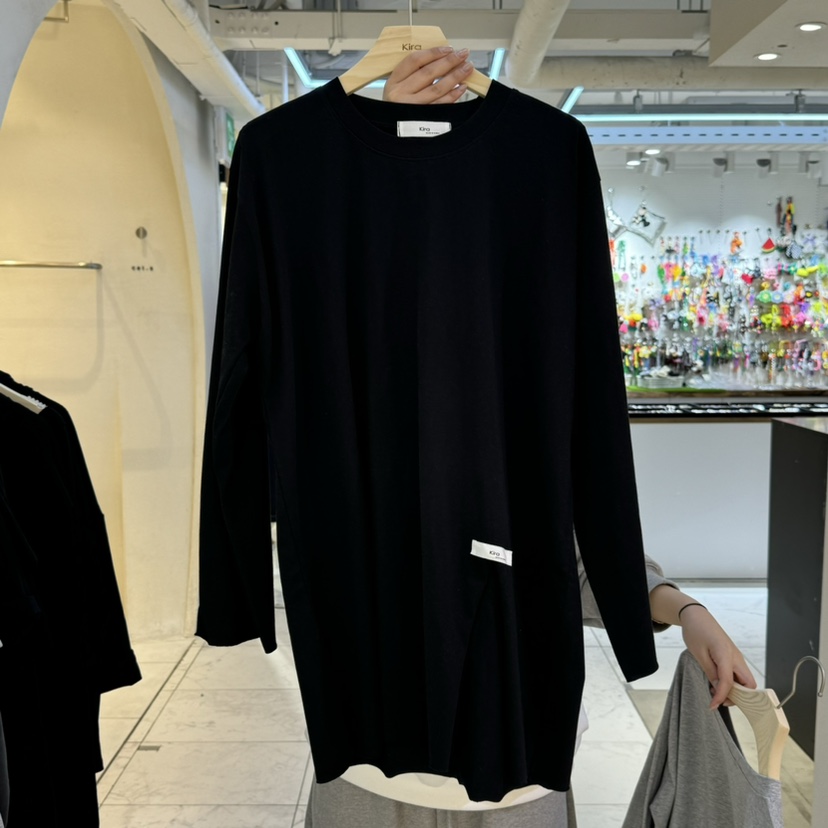 KIRA-Q直郵韓國代購㊣女裝新品人氣25春夏職業熱賣長袖T恤KIRA-Q長袖T恤圖色3