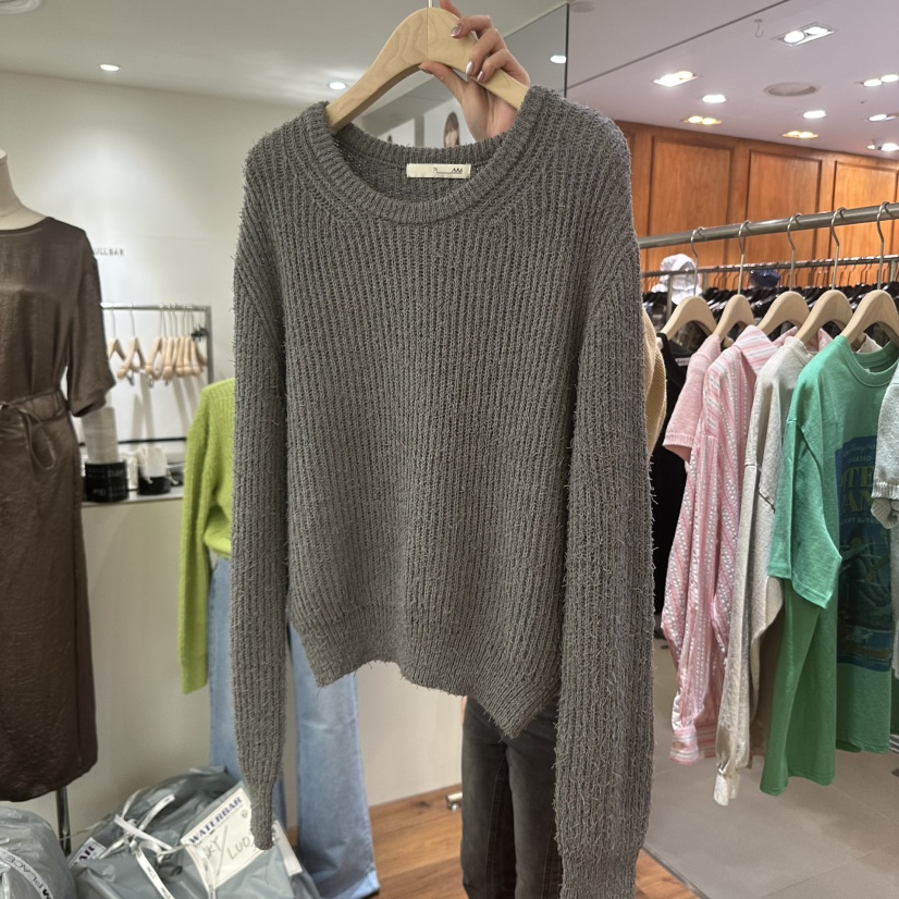 FFULLBAR韓國直郵㊣女裝新品職業時尚25春夏推薦休閑針織衫DELI JENNY針織衫圖色2