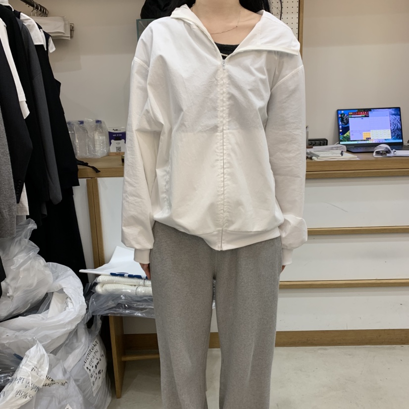 ARCHITEKT韓國直郵㊣東大門實拍女裝新品休閑人氣夾克拉鏈兜帽ARCHITEKT夾克
