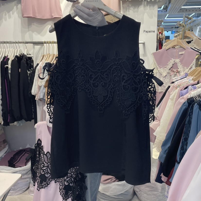 PAPA東大門代購女士新款休閑25春夏真品人氣推薦時尚吊帶背心PAPA吊帶/背心圖色3