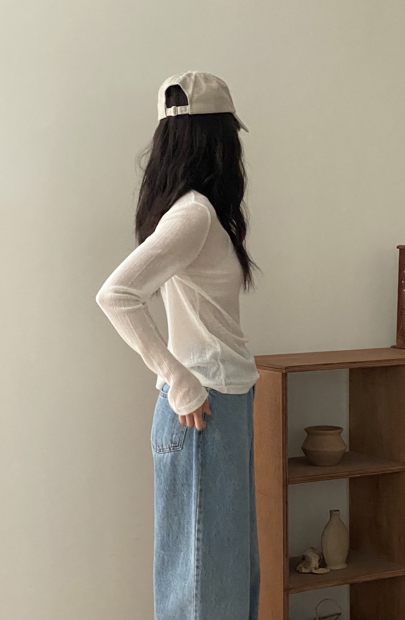 TIZZI韓國直郵女士新款人氣職業時尚休閑推薦熱賣25春夏長袖T恤TIZZI長袖T恤