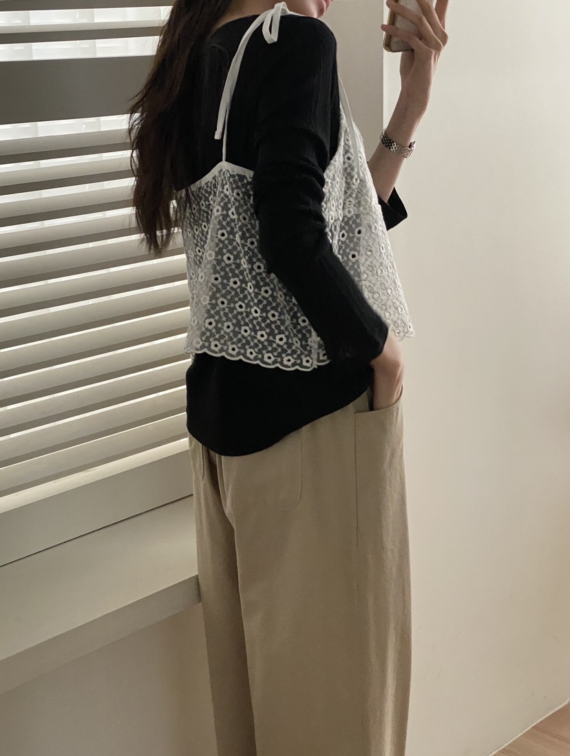 TIZZI韓國直郵女士新款人氣職業時尚休閑推薦熱賣25春夏長袖T恤TIZZI長袖T恤