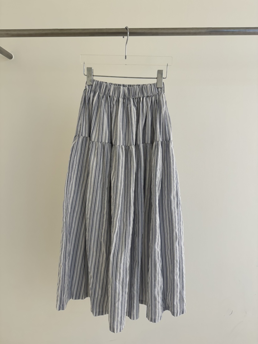 PLANTS ON GRAY韓國代購女裝新品25春夏真品休閑長裙口袋PLANTS ON GRAY長裙
