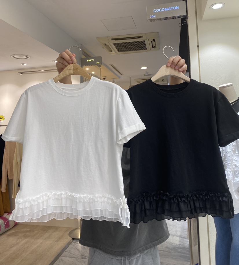 COCOMATON韓國直郵女士新款熱賣人氣推薦職業時尚真品休閑T恤COCOMATONT恤