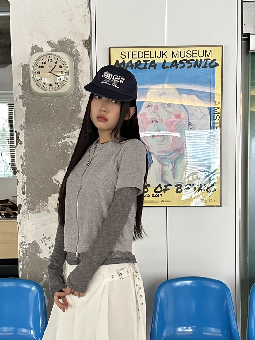 I MFACT東大門實拍女士新款人氣休閑職業針織衫不含內搭拉鏈I MFACT針織衫