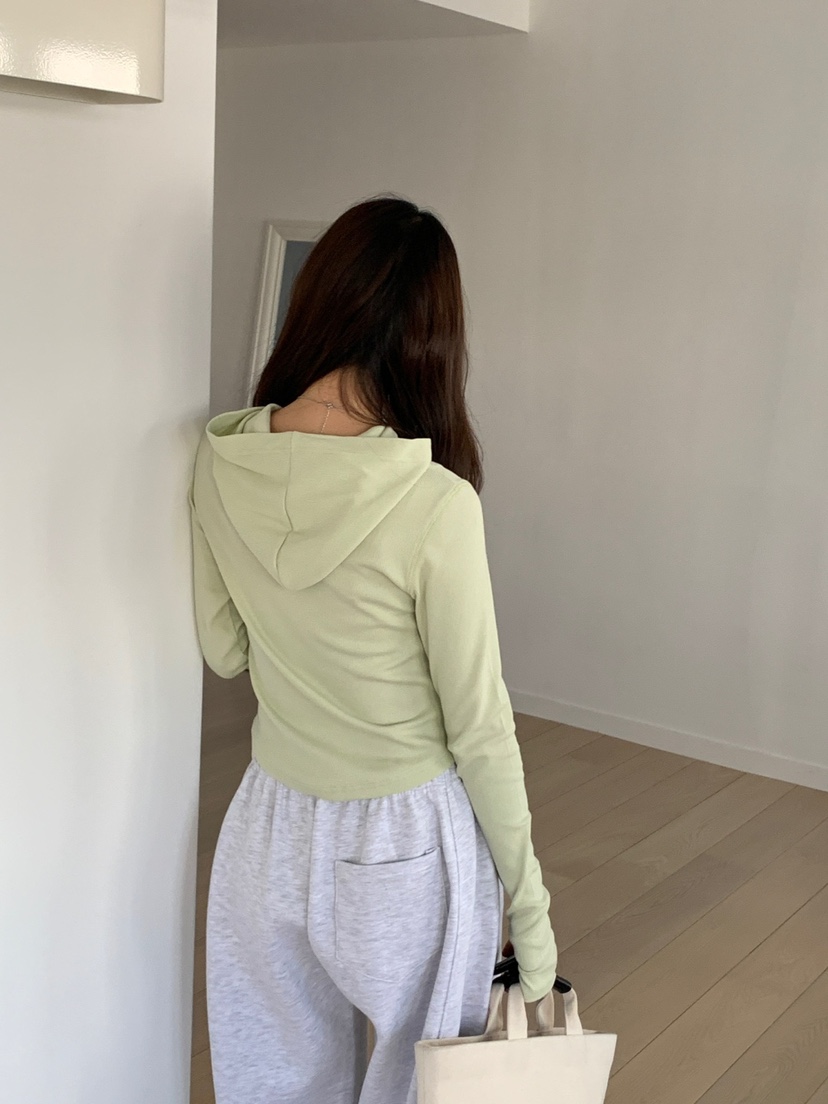 PLANTS ON GRAY東大門直郵女裝新款休閑時尚人氣長袖T恤連帽PLANTS ON GRAY長袖T恤