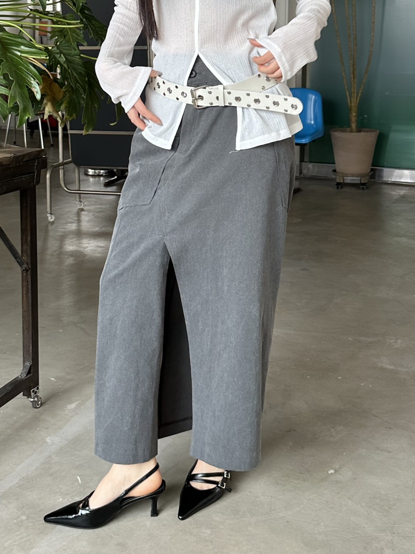 I MFACT韓國直郵女士新款人氣真品推薦25春夏時尚職業長裙I MFACT長裙
