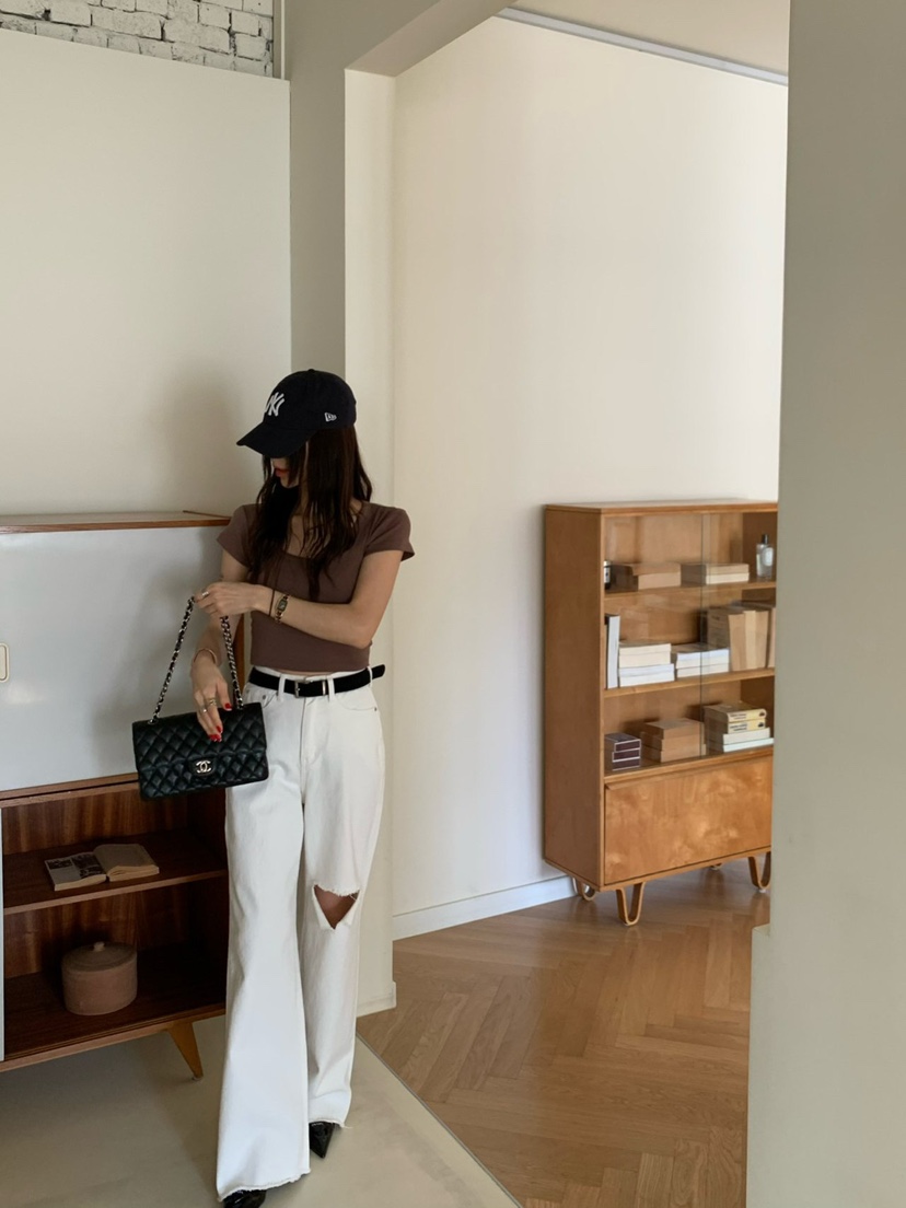REVE CITE-L東大門直郵女士新品真品熱賣休閑人氣時尚牛仔褲REVE CITE牛仔褲