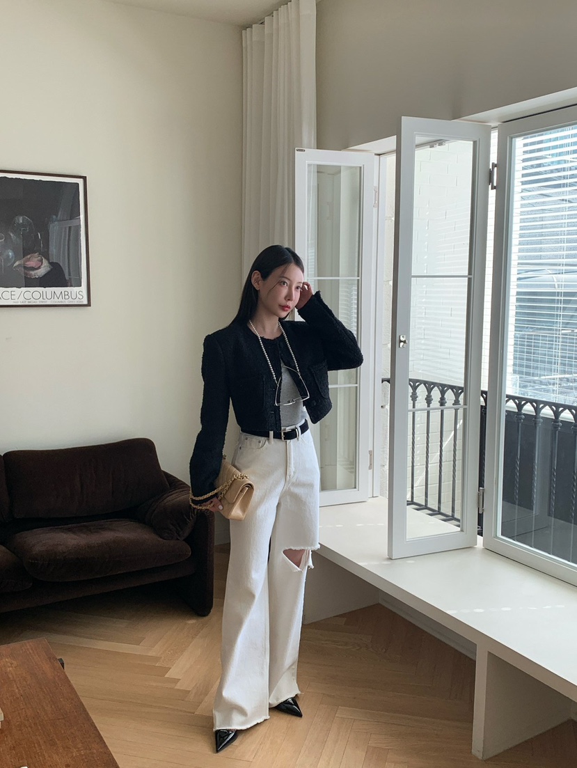 REVE CITE-L東大門直郵女士新品真品熱賣休閑人氣時尚牛仔褲REVE CITE牛仔褲