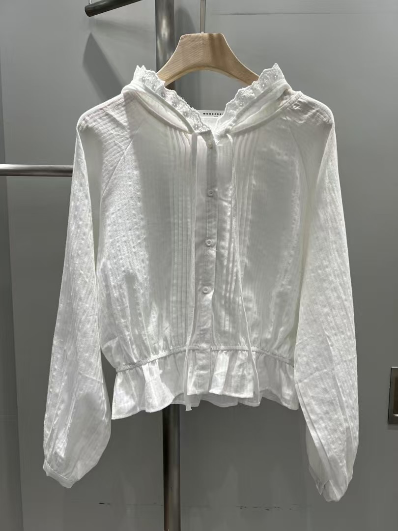 WUNDERKIND東大門實拍女裝新品人氣推薦熱賣真品襯衫蕾絲衫WUNDERKIND襯衫/蕾絲衫