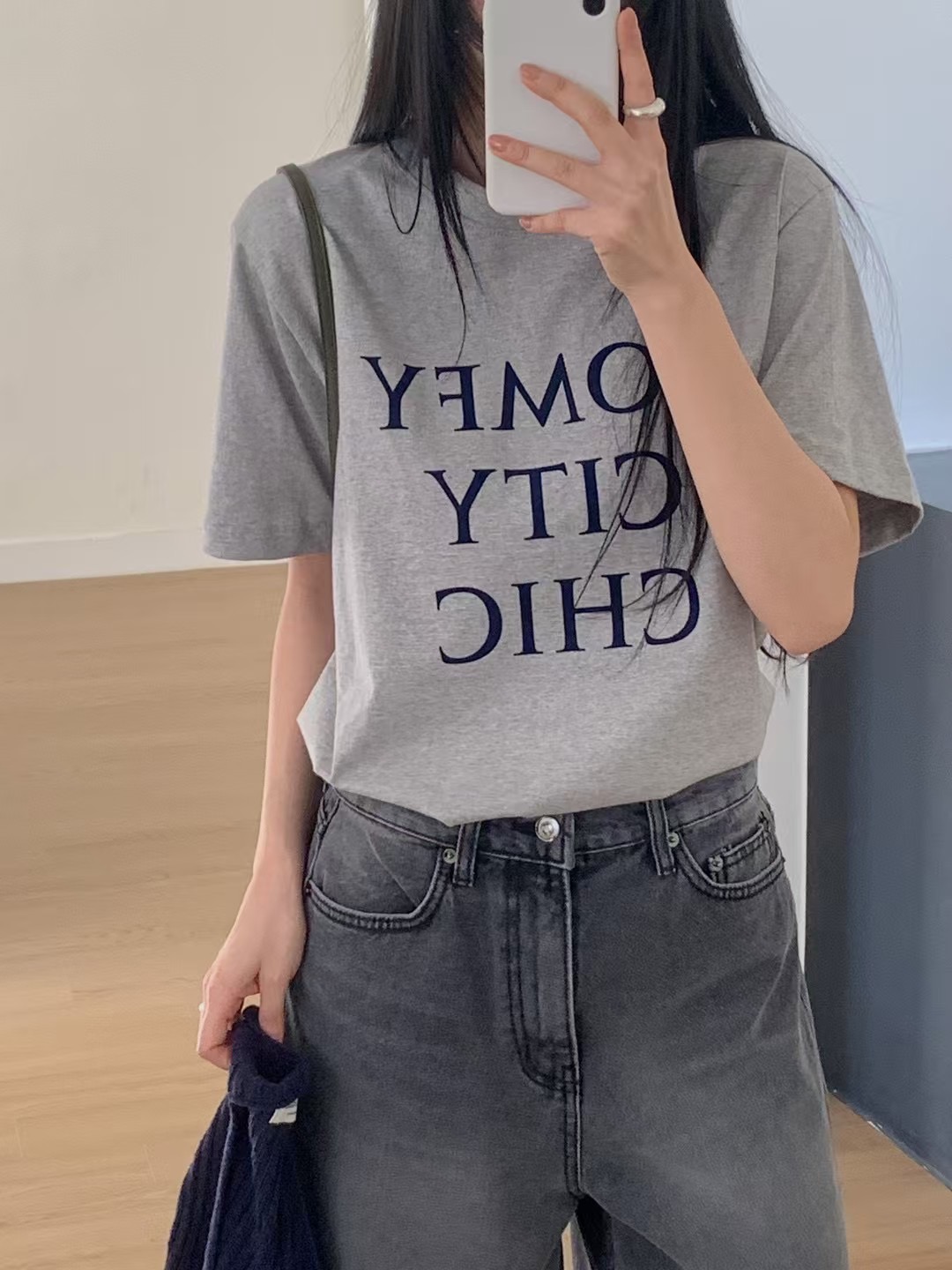 ATTENTION-어텐션-T韓國直郵女裝新品時尚熱賣職業人氣T恤NUMBERING/ATTENTIONT恤圖色3