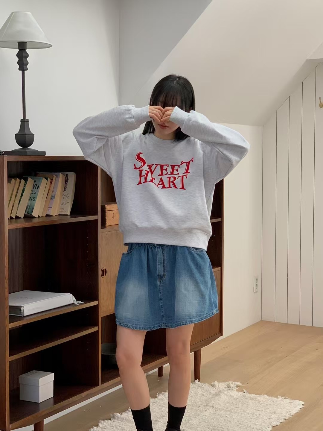 ATTENTION-어텐션-T東大門直郵女裝新款推薦真品時尚短裙NUMBERING/ATTENTION短裙