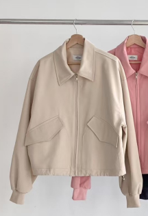 ATTENTION-어텐션-T韓國代購女士新品熱賣25春夏職業夾克NUMBERING/ATTENTION夾克