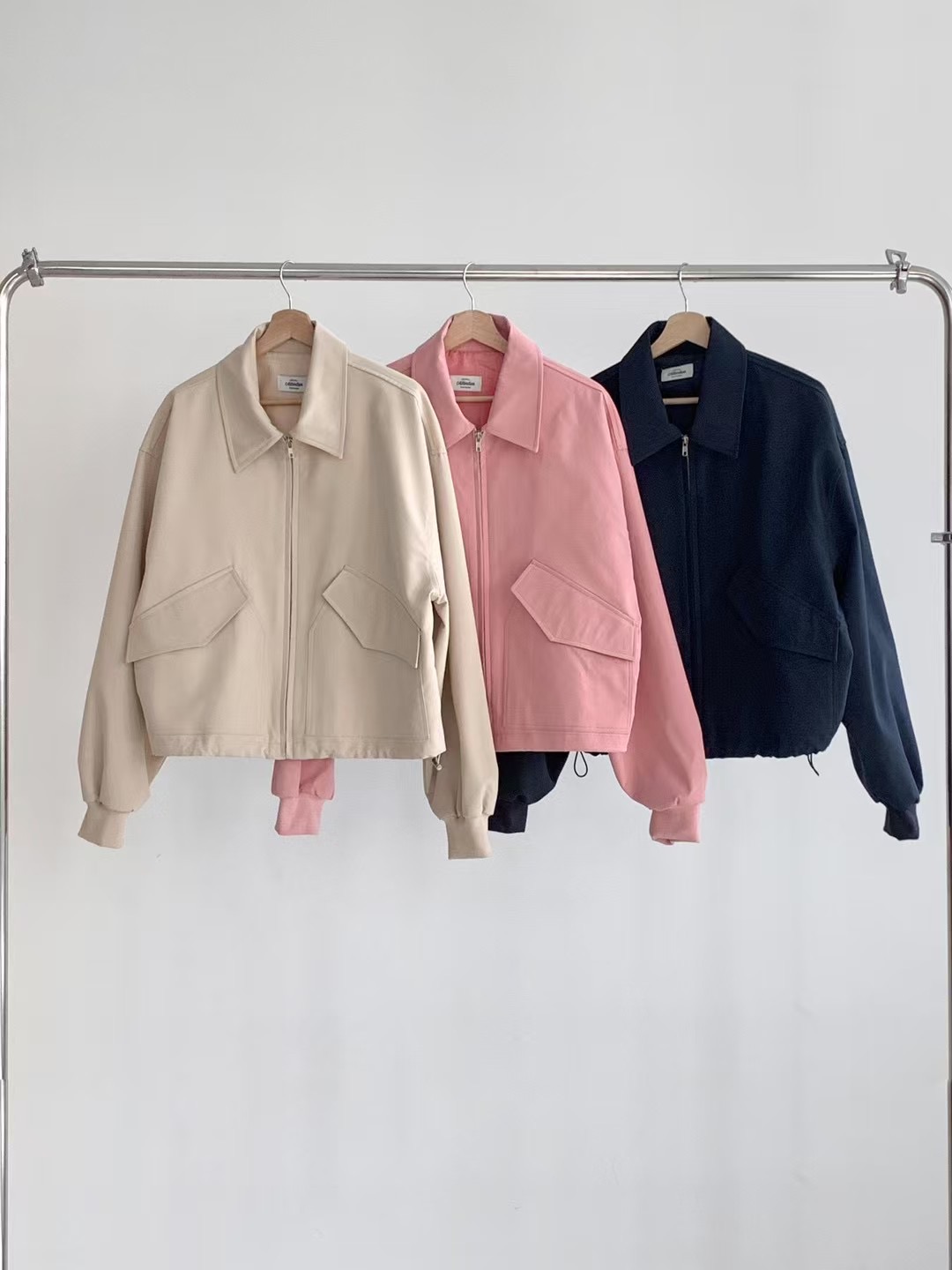 ATTENTION-어텐션-T韓國代購女士新品熱賣25春夏職業夾克NUMBERING/ATTENTION夾克圖色2左二色