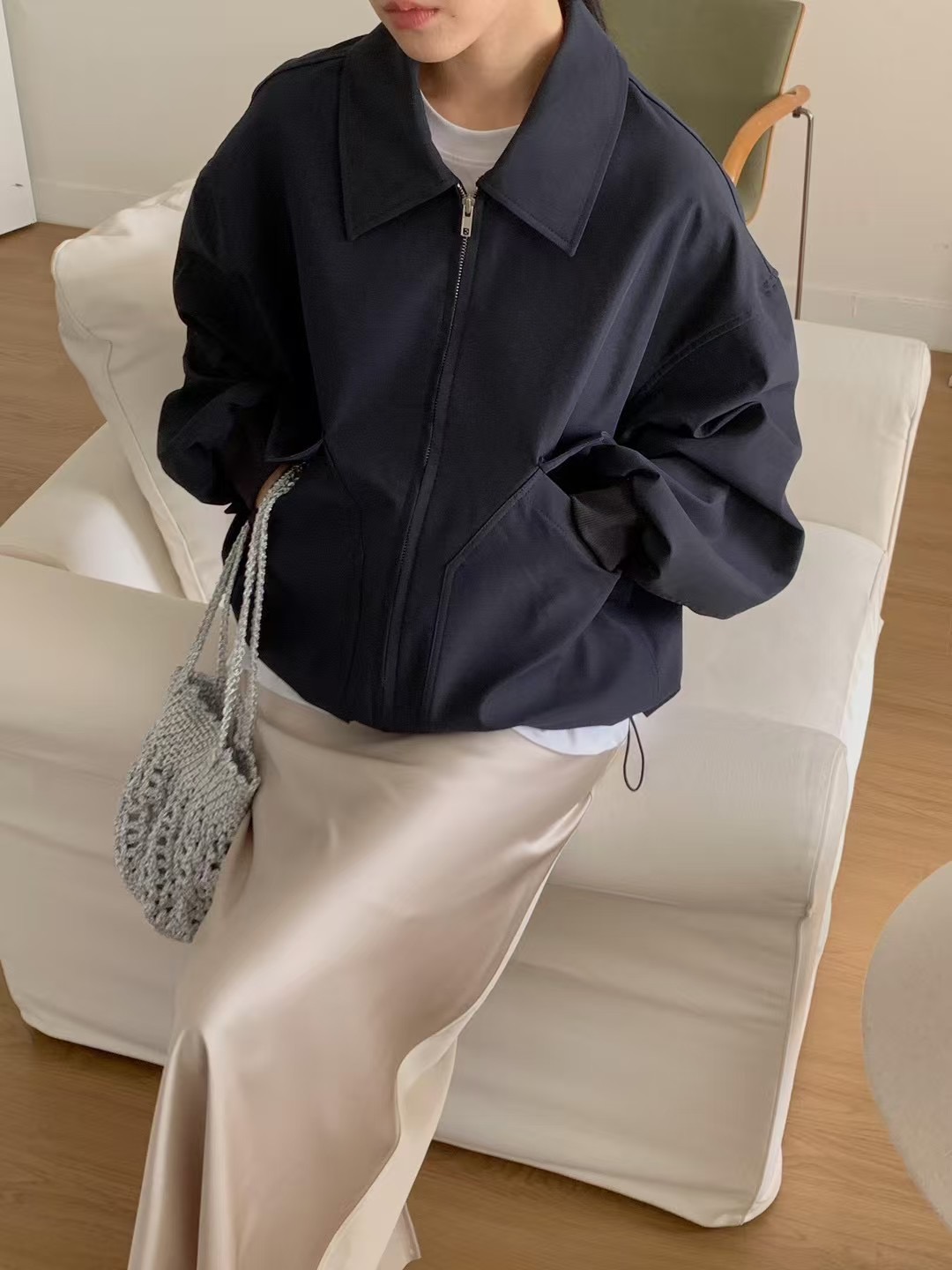 ATTENTION-어텐션-T韓國代購女士新品熱賣25春夏職業夾克NUMBERING/ATTENTION夾克圖色3