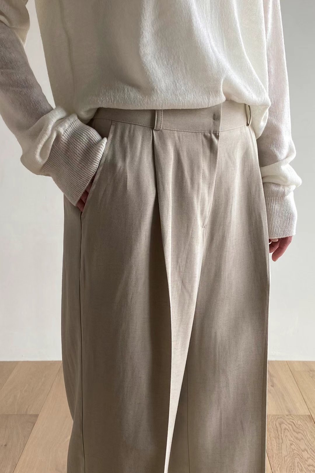 BARISTAR東大門代購女士新款25春夏時尚休閑人氣正裝褲西褲BARISTAR正裝褲/西褲