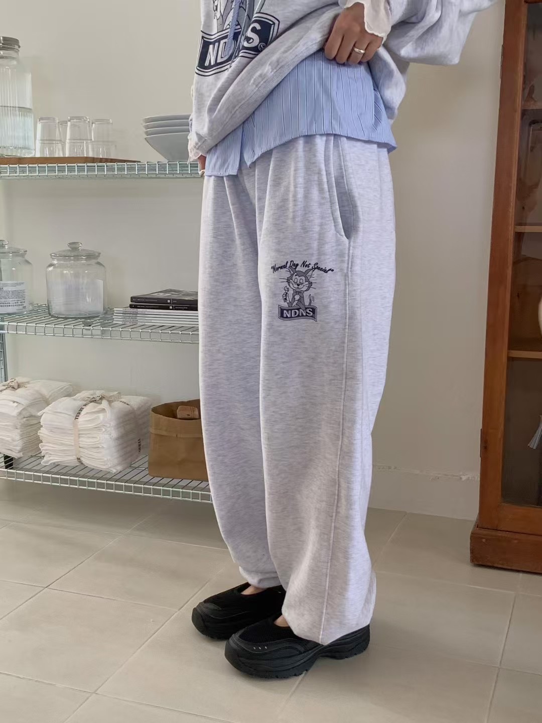 ATTENTION-어텐션-T東大門直郵女士新款時尚推薦人氣休閑褲NUMBERING/ATTENTION休閑褲