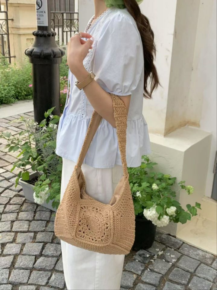 TROUVAILLE東大門實拍女裝新款職業熱賣時尚真品單肩斜跨包TROUVAILLE單肩/斜跨包