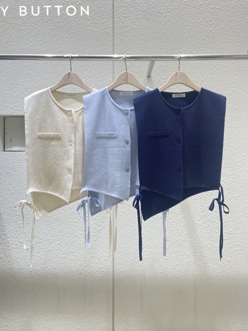 PLAYBUTTON-P東大門代購女士新品人氣推薦熱賣真品時尚馬甲PLAYBUTTON馬甲