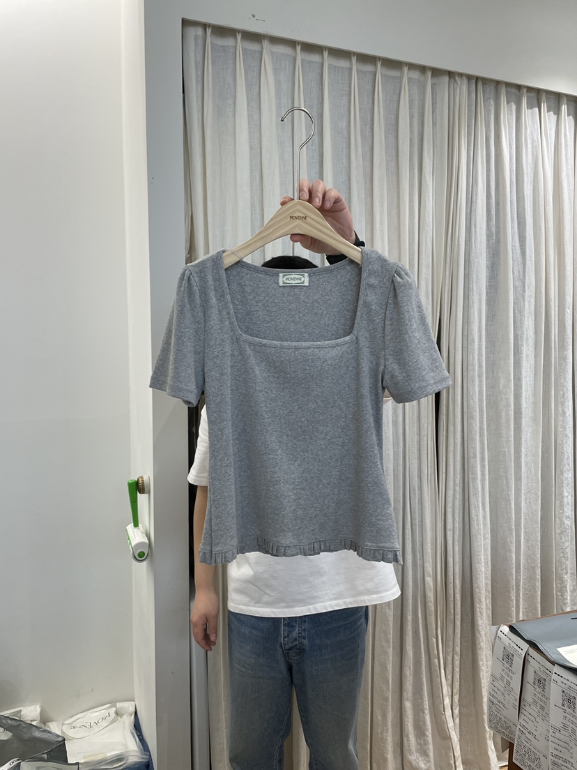 MOVENNE東大門代購女裝新品熱賣推薦真品時尚25春夏休閑T恤MOVENNET恤圖色4