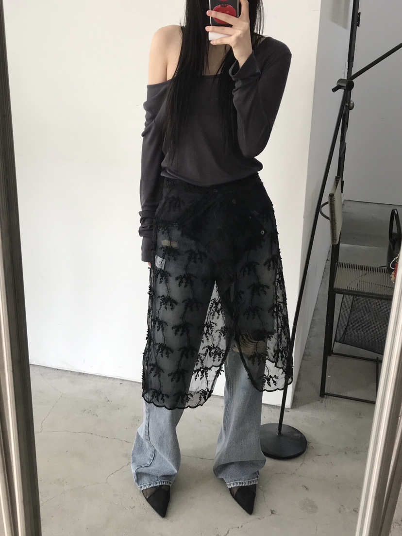 ESCHER韓國直郵女裝新品熱賣真品25春夏休閑職業半身裙中短裙ESCHER半身裙/中短裙