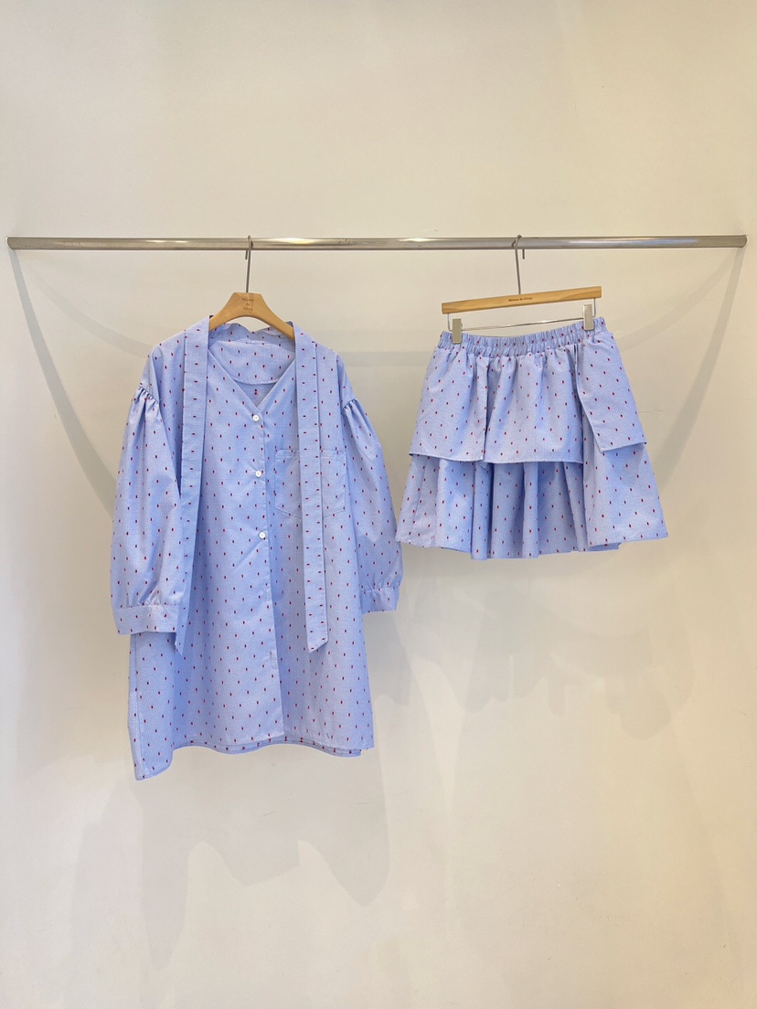 MAISONDEGLORY東大門代購女士新款時尚休閑推薦職業套裝含脖帶MAISON DE GLORY套裝