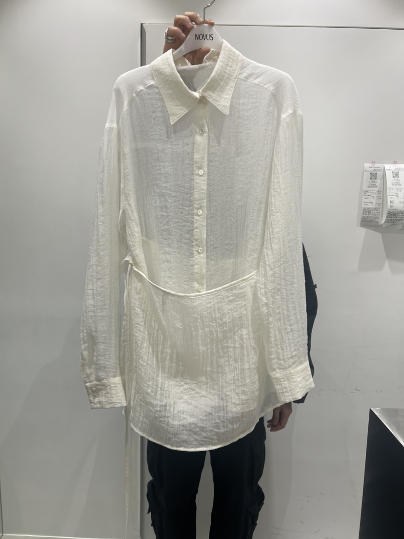 NOVUS東大門代購女裝新款熱賣時尚25春夏真品職業襯衫蕾絲衫NOVUS襯衫/蕾絲衫圖色1