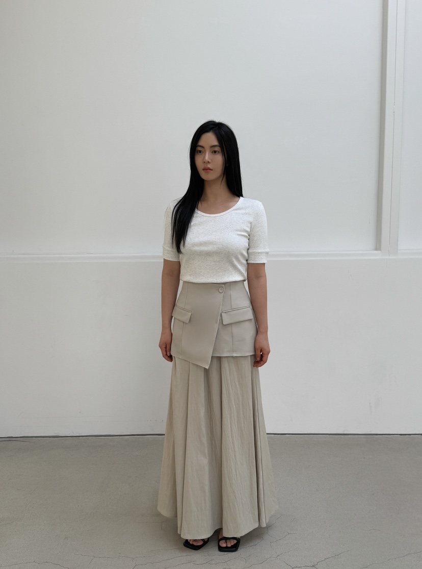 LE-PPL韓國直郵女士新款熱賣人氣真品休閑時尚推薦職業長裙LE-PPL長裙