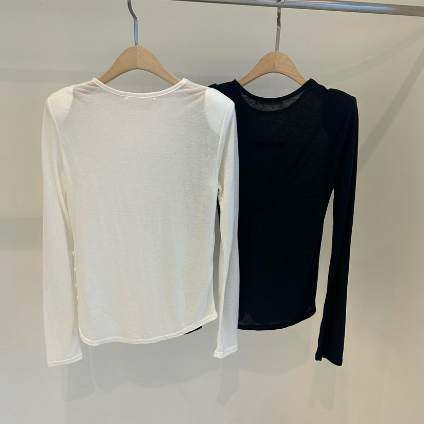 MABEL-Q韓國直郵女士新品真品時尚人氣熱賣推薦休閑長袖T恤SOUIT by mabel-Q長袖T恤